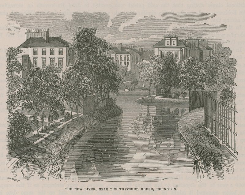 New River Head, sazdan evin yakınında, Islington by English School