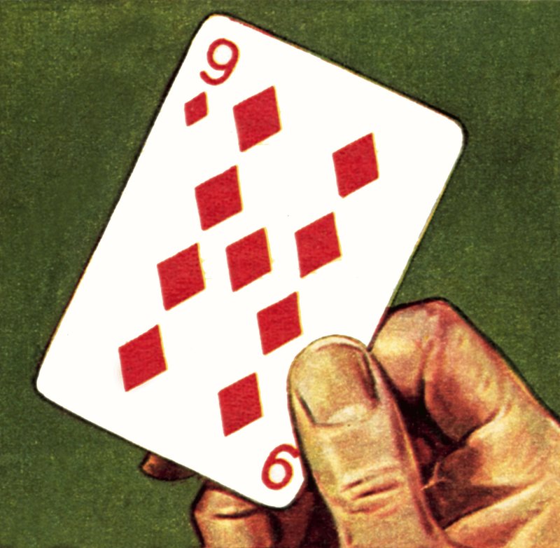 The Nine of Diamonds, or curse of Scotland  by English School