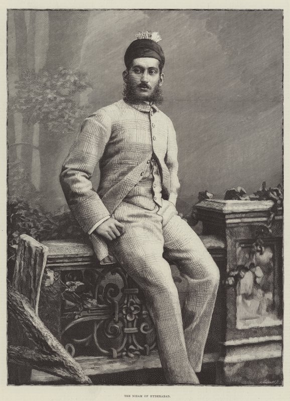 Haydarabad Nizamı (gravür) by English School