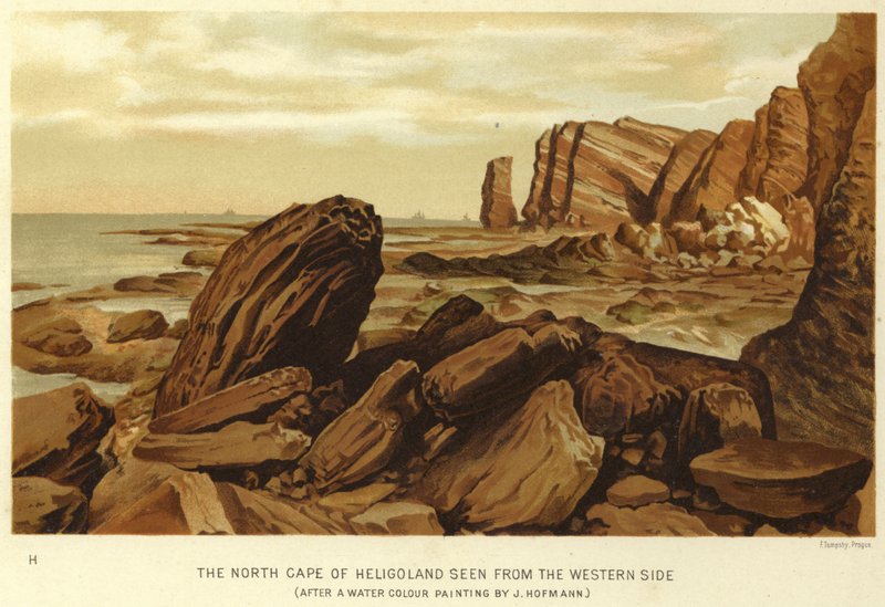 batı tarafında görülen Heligoland Kuzey Burnu by English School