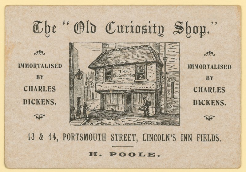 The Old Curiosity Shop, Portsmouth Caddesi, Lincolns Inn Fields, Londra; Poole Atık Kağıt Satıcısı by English School