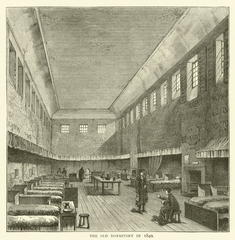 1840 yılında Eski Yurt (gravür) by English School