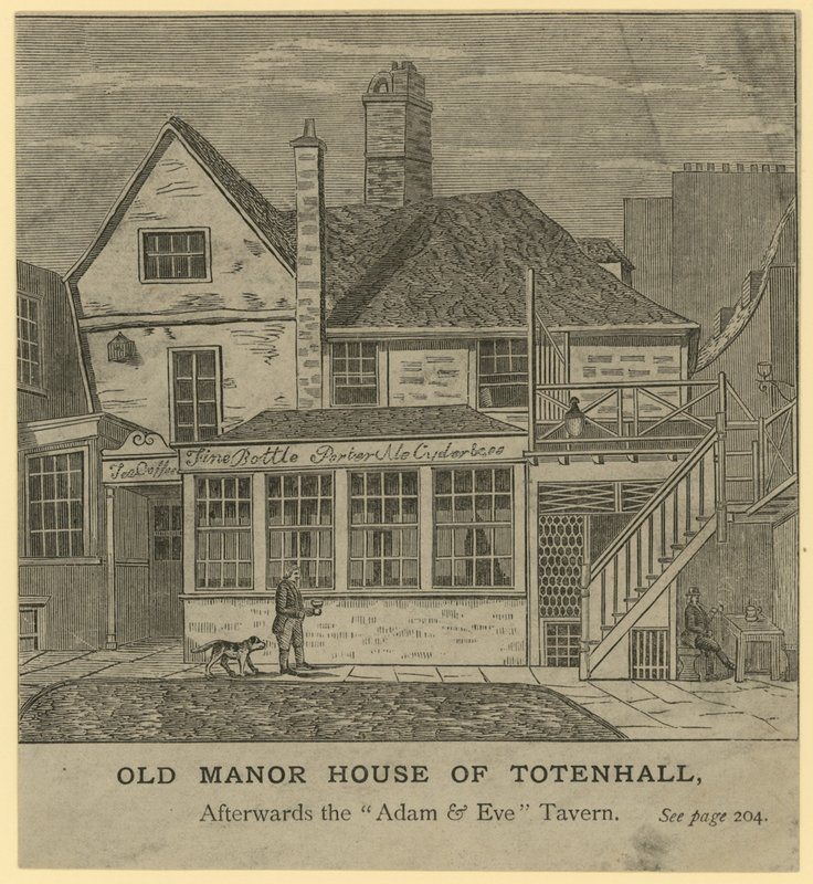 Totenhall Eski Malikanesi, daha sonra Adem ve Havva Tavern, Londra by English School