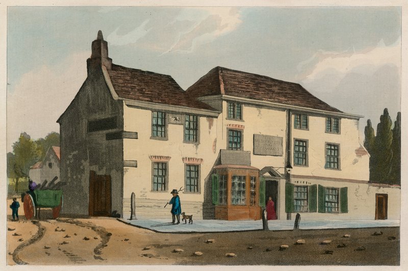 Old Pied Bull Inn, Islington by English School