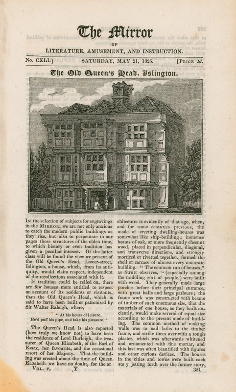 Eski Queens Başkanı, Islington by English School