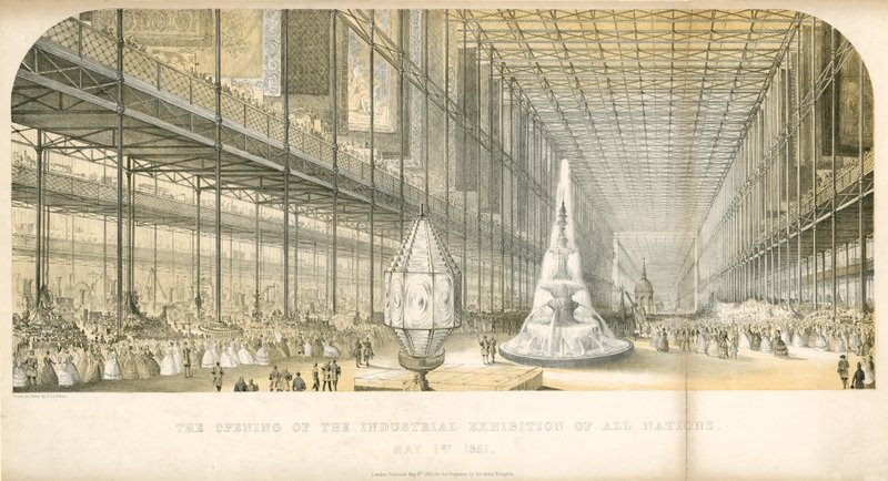 Büyük Serginin Açılışı, 1851 by English School