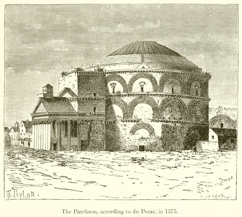 Pantheon, du Perac'a göre, 1575'te by English School