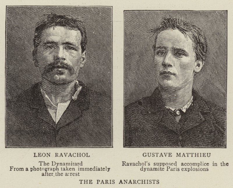 Paris Anarşistleri (gravür) by English School