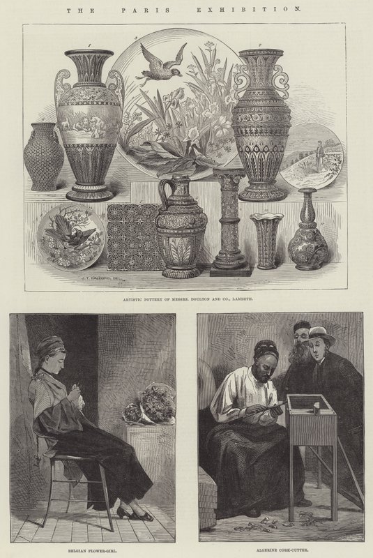 Paris Sergisi (gravür) by English School