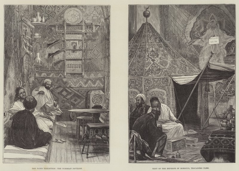 Paris Sergisi (gravür) by English School