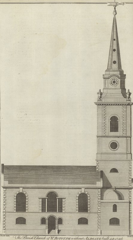 Aldgate, Londra olmadan St Botolph Parish Kilisesi by English School