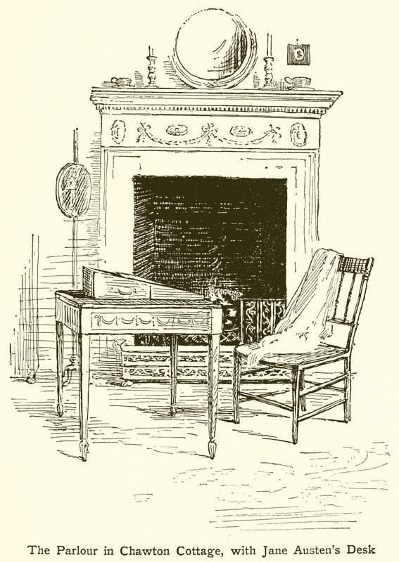 Jane Austens Masası ile Chawton Cottage
