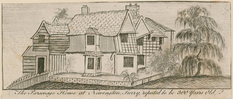 Newington, Surrey'deki Parsonage House, 300 yaşında olduğu söyleniyor by English School