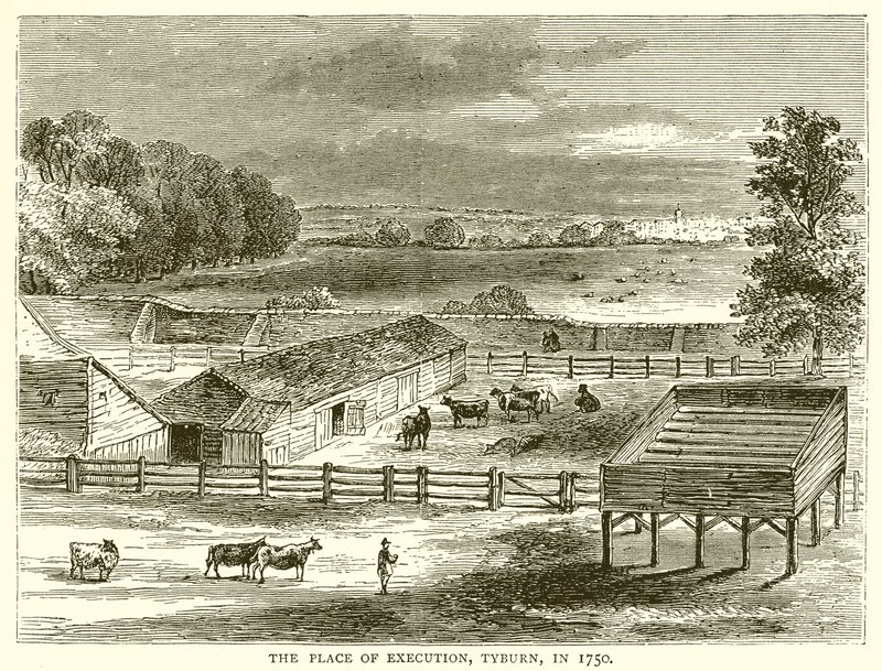 İnfaz Yeri, Tyburn, 1750