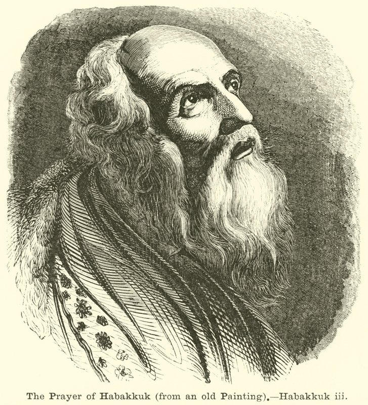 Eski bir Tablodan Habakkuk Duası, Habakkuk, iii by English School