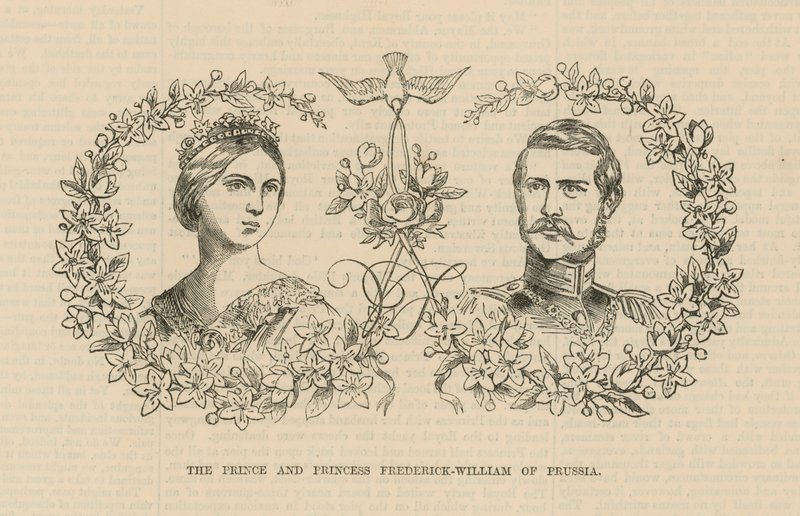 Prusya Prensi ve Prensesi Frederick William by English School