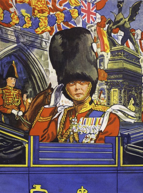Galler Prensi, gelecekteki Kral Edward VIII, babasının Jübile Alayı