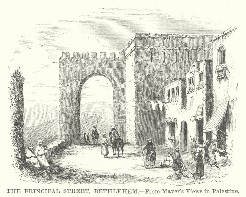 Ana Cadde, Beytüllahim (gravür) by English School