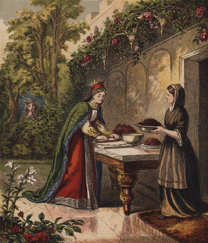 Kupa Kraliçesi, Biraz Tart Yaptı (renkli taş) by English School
