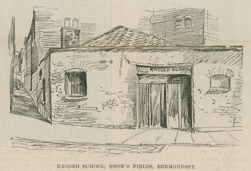 Düzensiz Okul Birliği Jübilesi; Düzensiz Okul, Kar Alanları, Bermondsey, Londra by English School