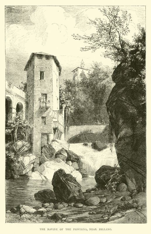 Bellano yakınlarındaki Pioverna Ravine by English School