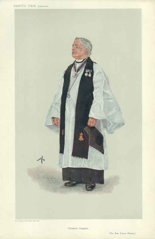 Rev Canon Frederick Alfred John Hervey by English School