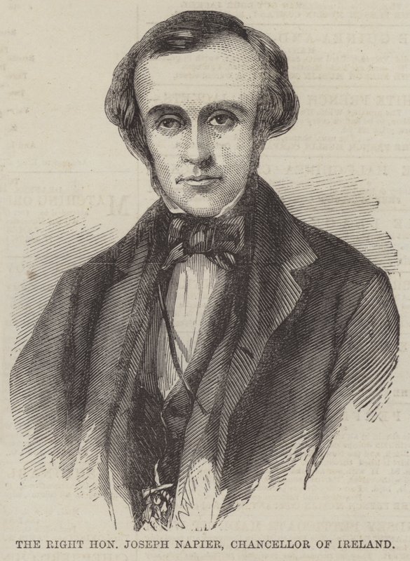 Çok Saygıdeğer Joseph Napier, İrlanda Şansölyesi (gravür) by English School