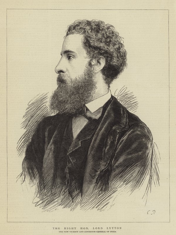 Çok Sayın Lord Lytton (gravür) by English School