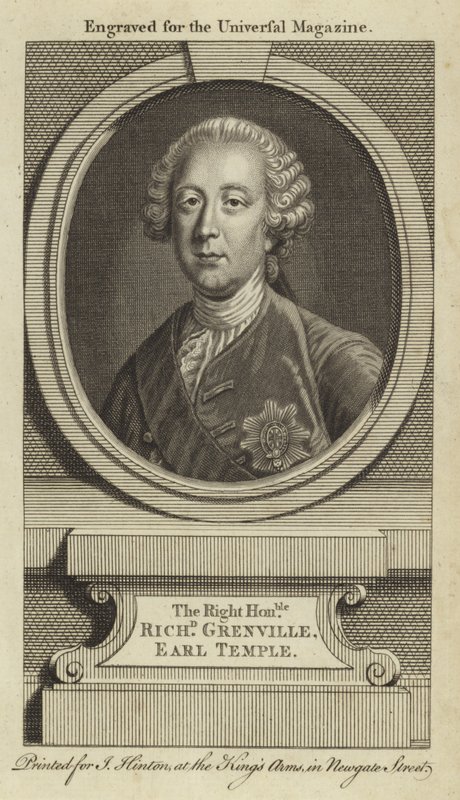 Çok Saygıdeğer Richard Grenville, Earl Temple by English School