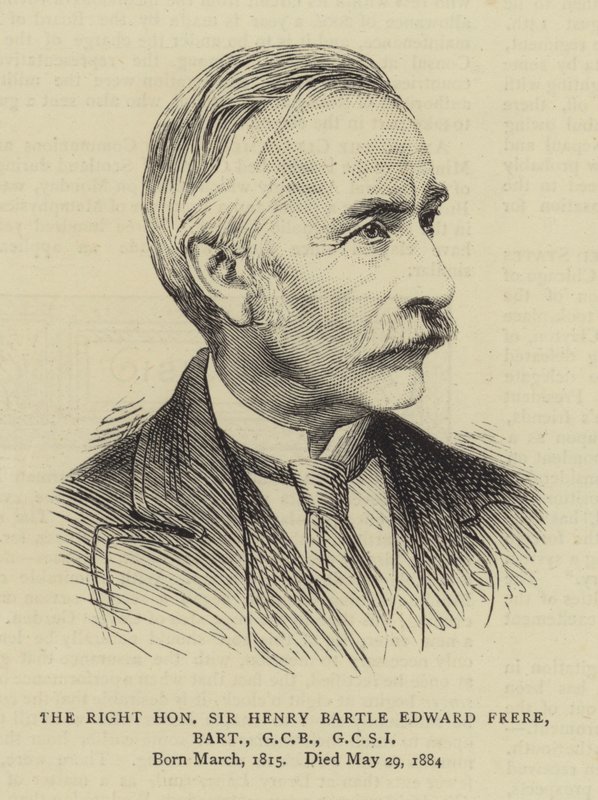 Çok Saygıdeğer Sir Henry Bartle Edward Frere, Baronet, GCB, GCSI by English School