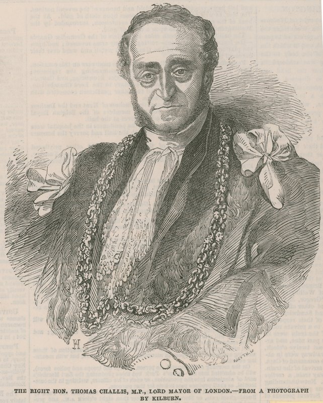Çok Saygıdeğer Thomas Challis, Milletvekili, Londra Belediye Başkanı by English School
