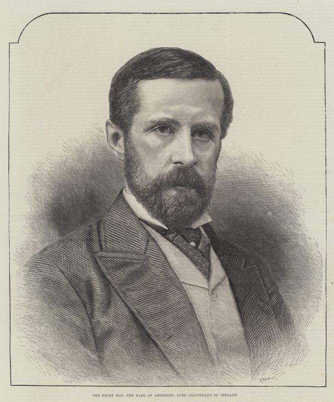 Çok Sayın Aberdeen Kontu, İrlanda Lord Teğmen (gravür) by English School