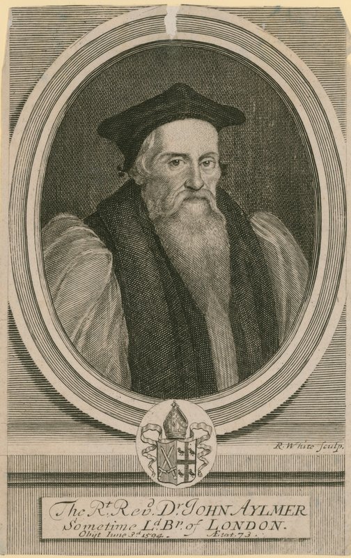 Sağ Muhterem Dr John Aylmer, bazen Londra Lord Bishop by English School