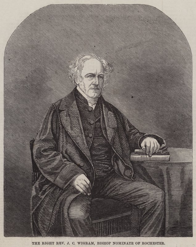 Sağ Muhterem JC Wigram, Rochester Piskopos Adayı (gravür) by English School