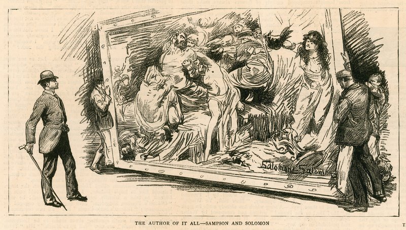 Kraliyet Akademisi; Londra; Hepsinin yazarı - Sampson ve Solomon by English School