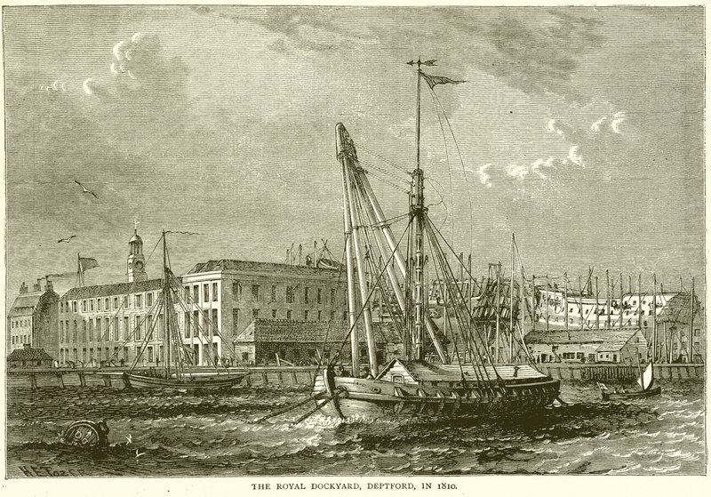 Kraliyet Tersanesi, Deptford, 1810