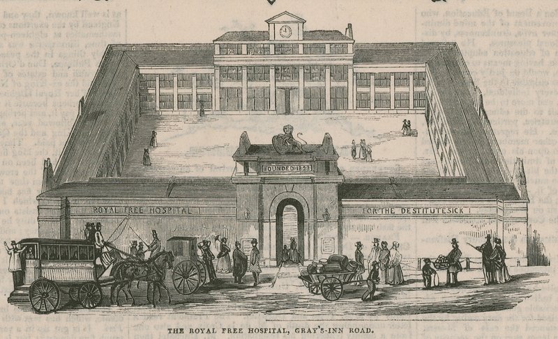Royal Free Hastanesi, Grays Inn Road, Londra by English School