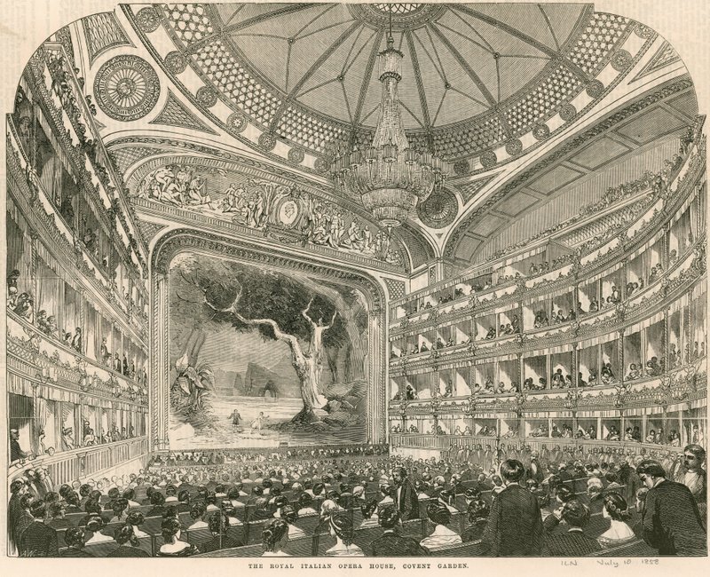 Kraliyet İtalyan Opera Binası, Covent Garden, Londra by English School