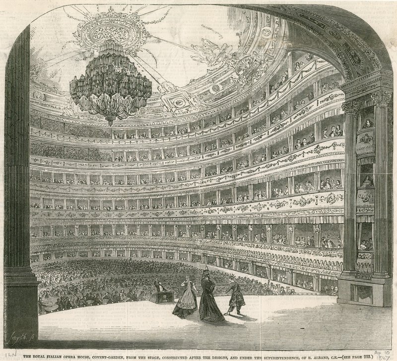 Kraliyet İtalyan Opera Binası, Covent Garden, Londra by English School
