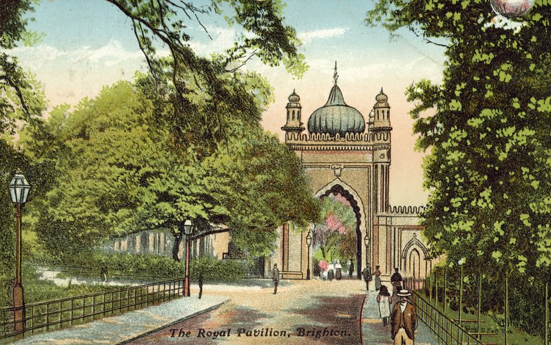 Kraliyet Köşkü, Brighton (renkli taş) by English School