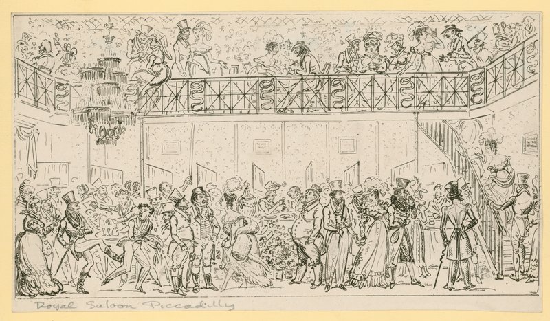 Kraliyet Salonu, Piccadilly, Londra by English School
