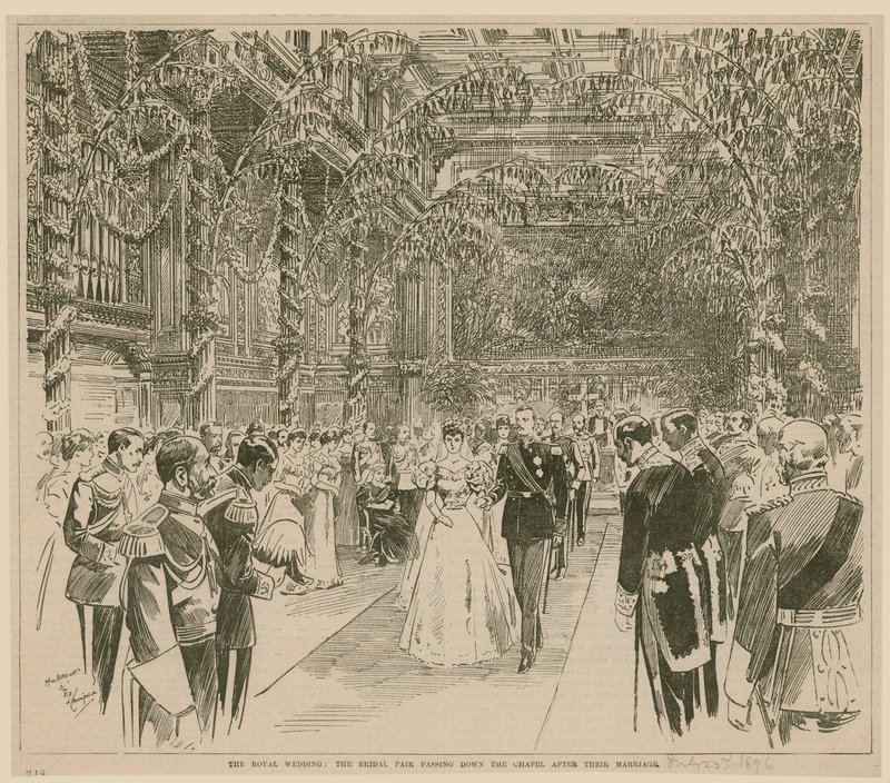 Kraliyet Düğünü, 23 Temmuz 1896 by English School