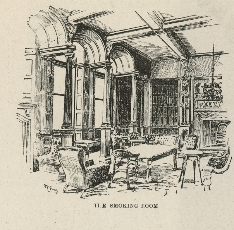Russell Hotel, Russell Square: Sigara İçme Odası by English School