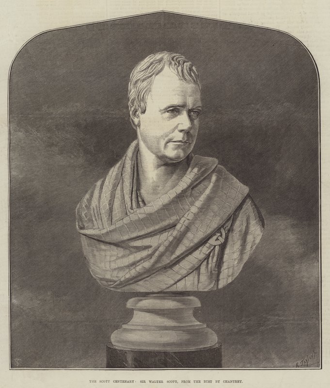 Scott Yüzüncü Yıl, Sir Walter Scott, Chantrey