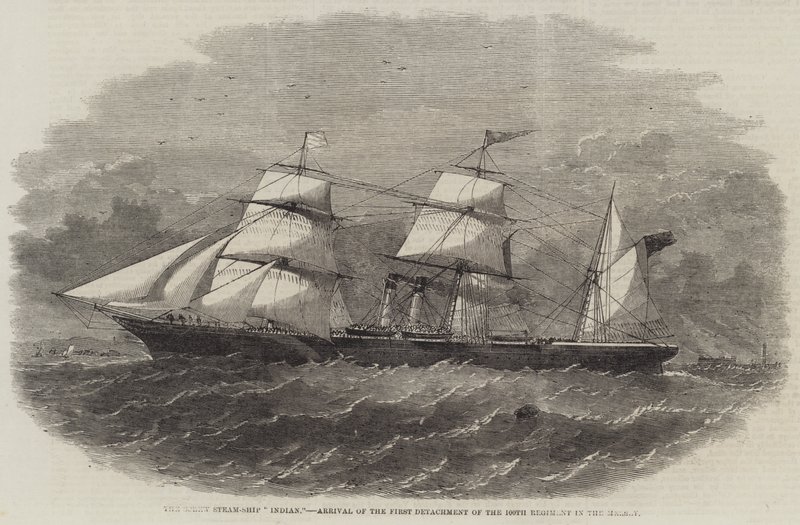 Vidalı Buharlı Gemi "Hint", Mersey