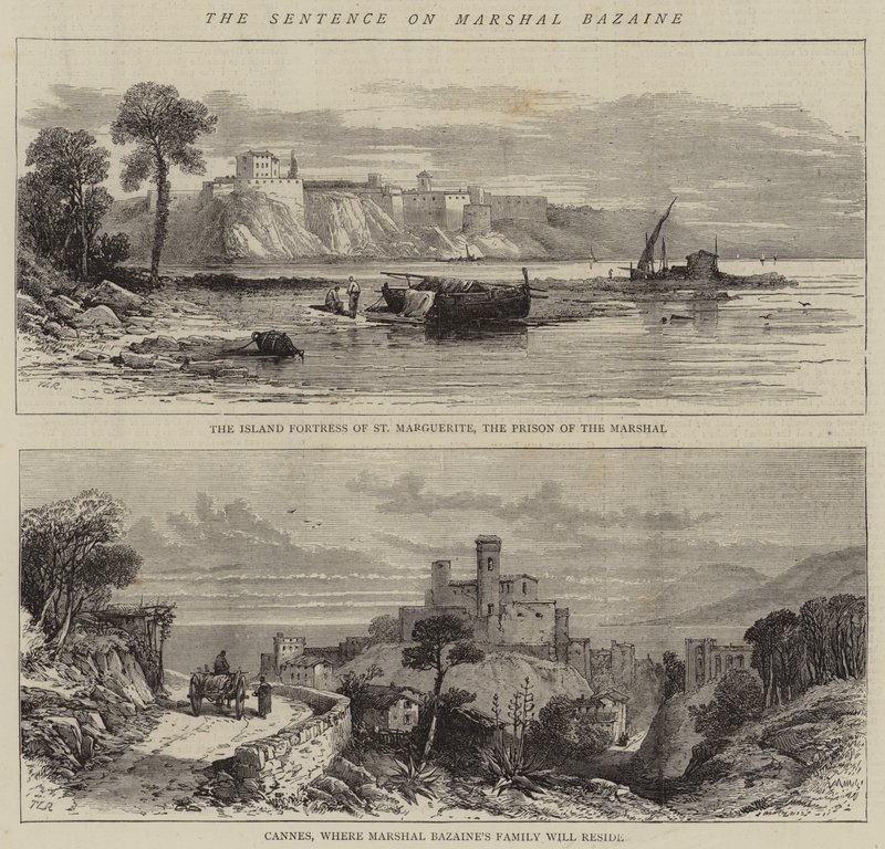 Mareşal Bazaine ile İlgili Cümle (gravür) by English School