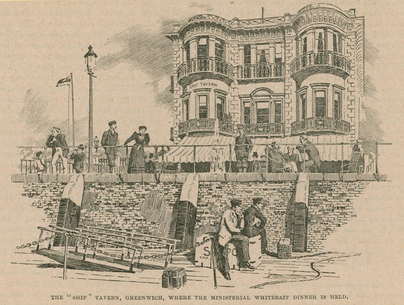 Bakanlık Whitebait Yemeğinin düzenlendiği Gemi Tavernası by English School