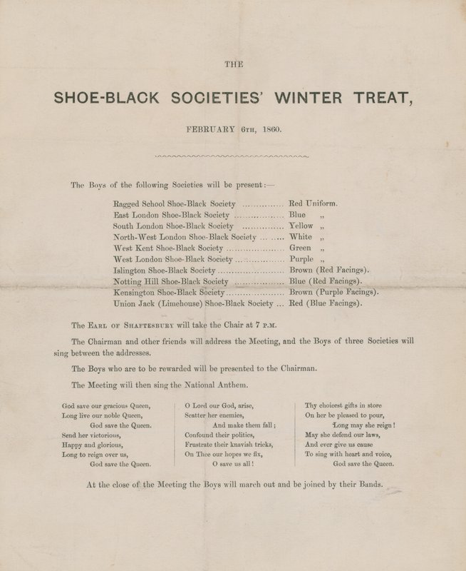 The Shoes-Black Soceties Winter Treat by English School