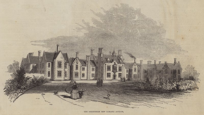 Shropshire New Lunatic Asylum by English School