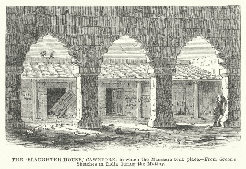 Katliamın gerçekleştiği "Mezbaha" Cawnpore by English School